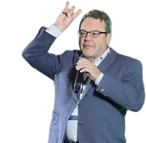 Jeff speaking at an event no bg